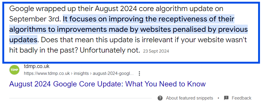 Google Algorithm Updates To Rescue The Websites