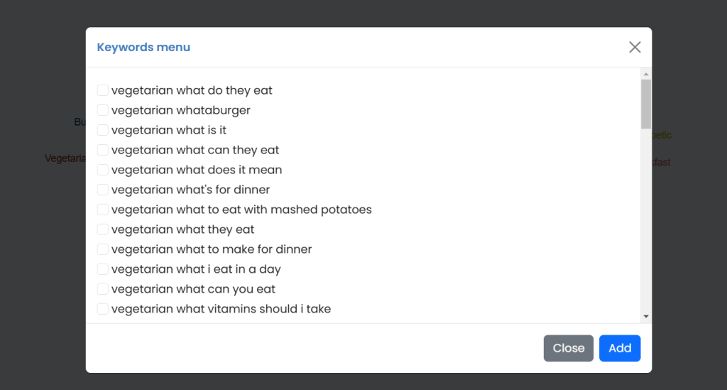 Entity Explorer - List of New Articles Ideas