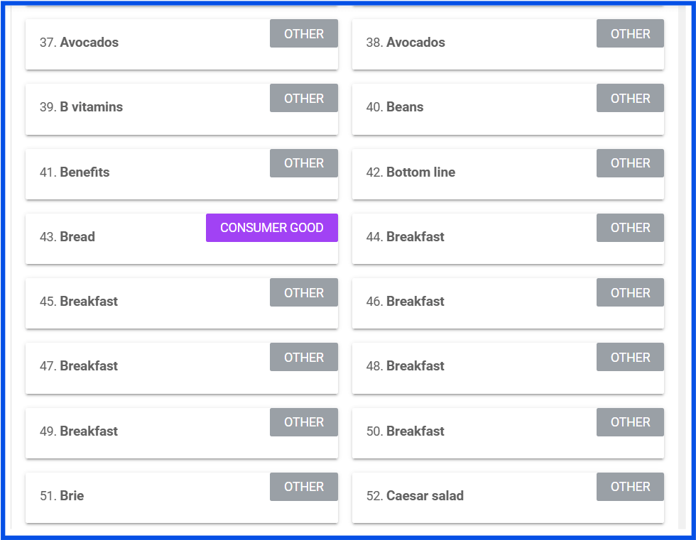 Google Natural Language API Entity List